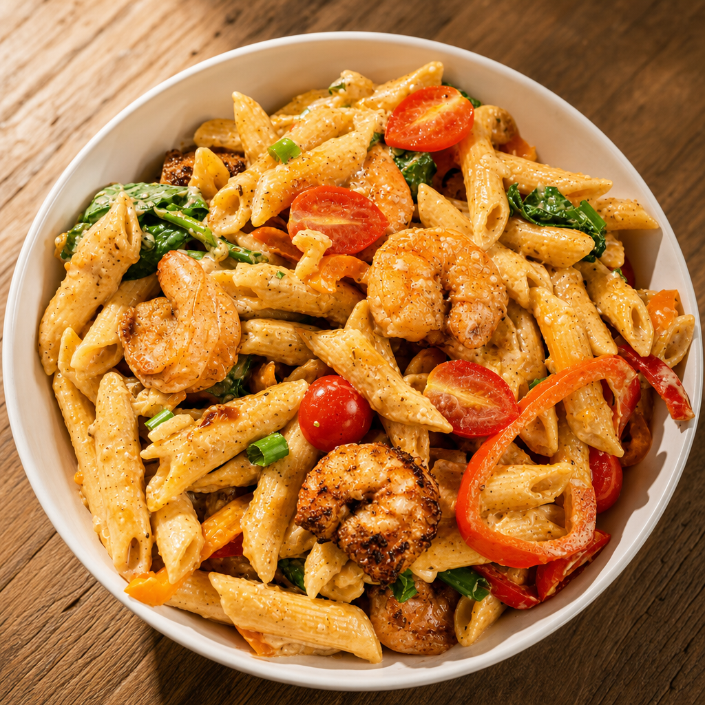 Shrimp Rasta Pasta