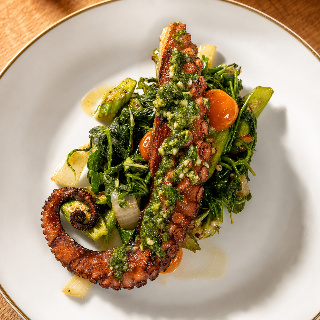 Grilled Octopus.