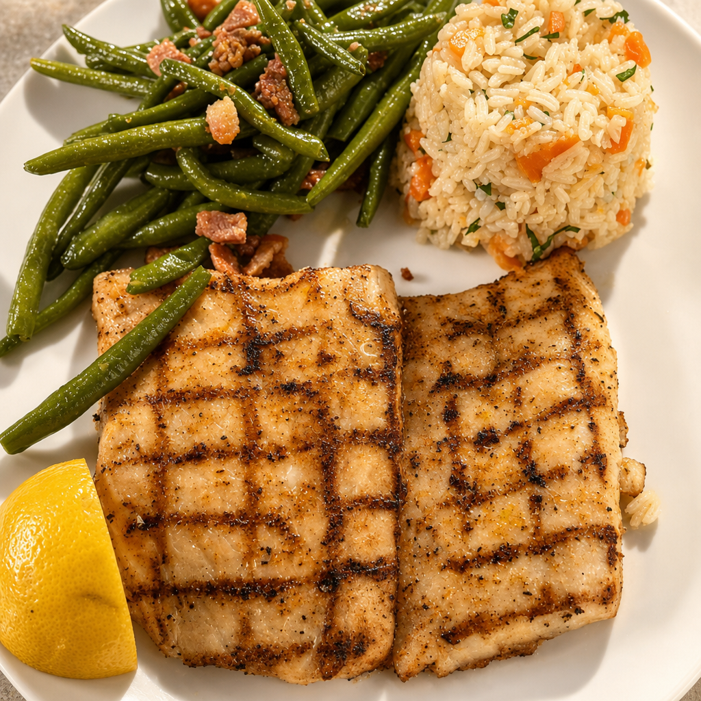 Grilled Mahi-Mahi.