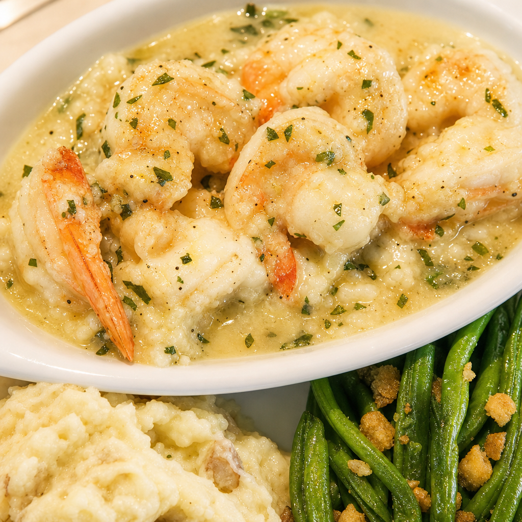 Garlic Shrimp.