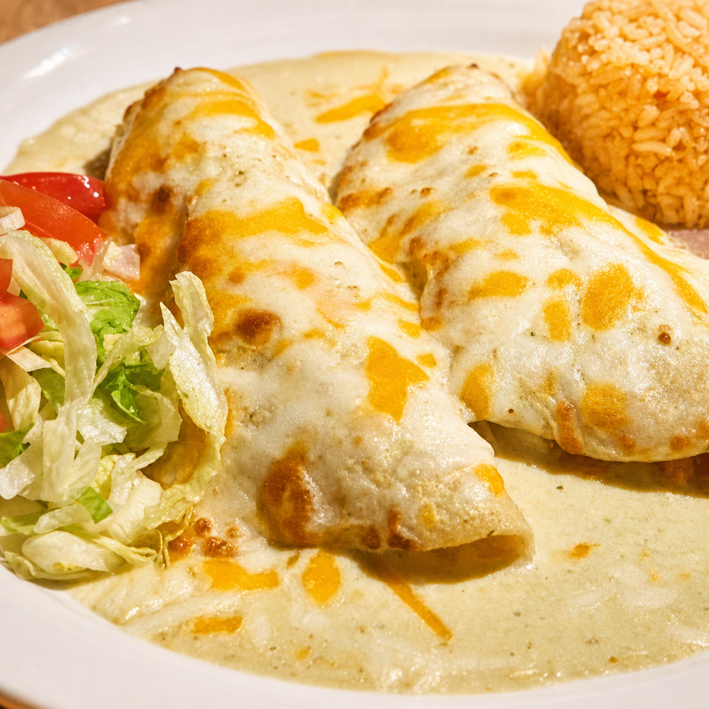 Enchiladas Suizas.