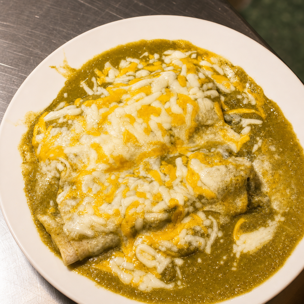 Spinach Enchiladas.