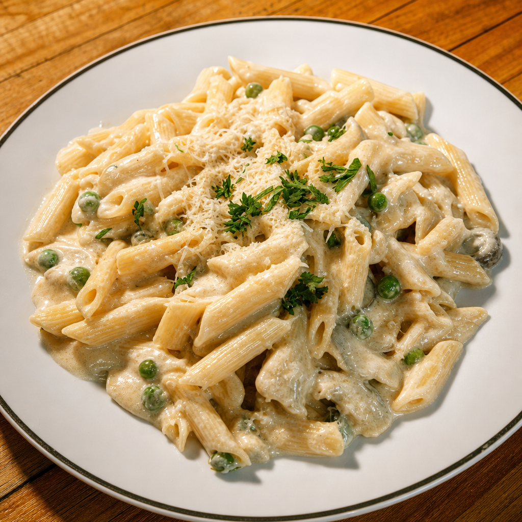 Granny's White Creme Pasta.
