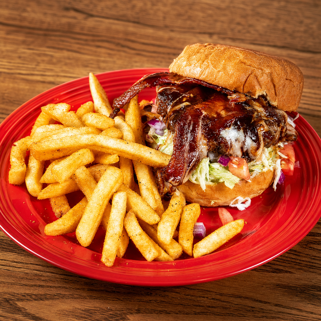 BBQ Bacon Burger.