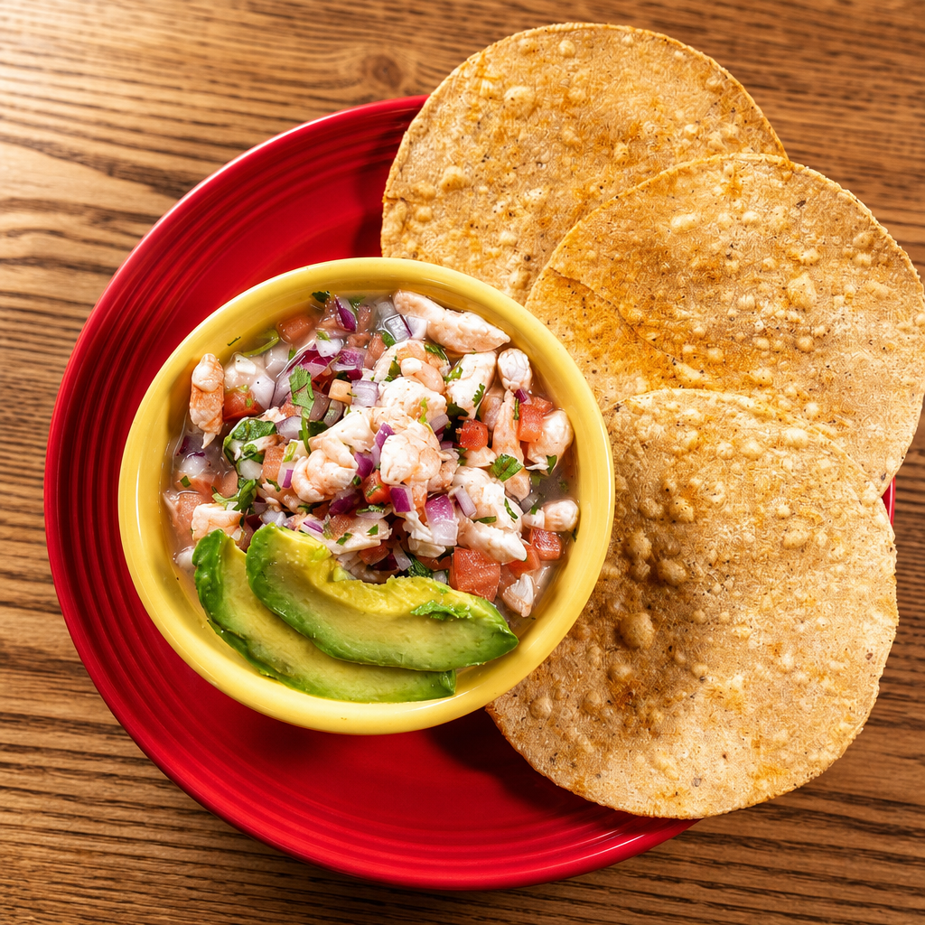 Shrimp Ceviche.