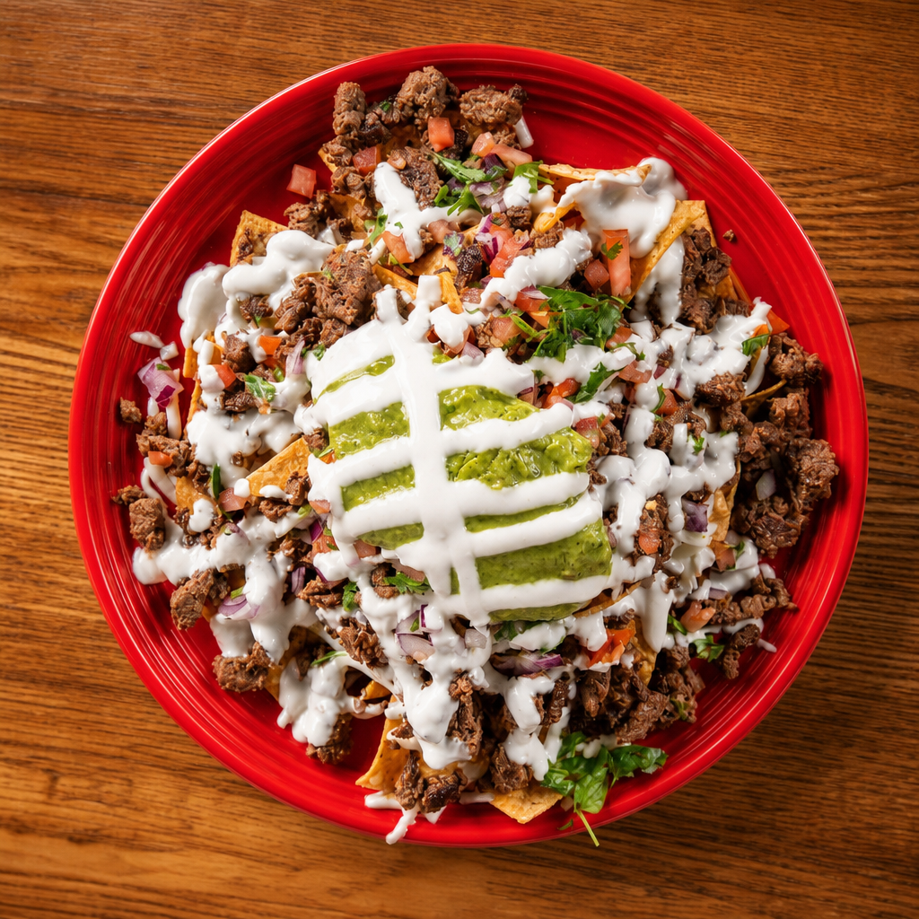 Carne Asada Nachos.