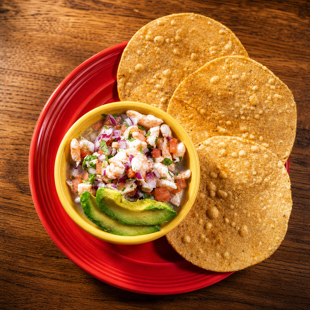 Shrimp Ceviche.