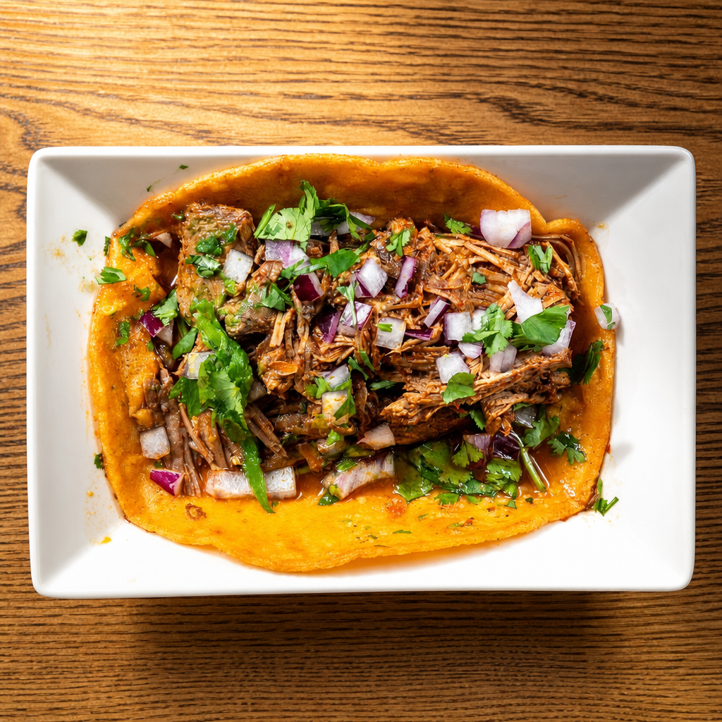 2 Barbacoa Tacos.