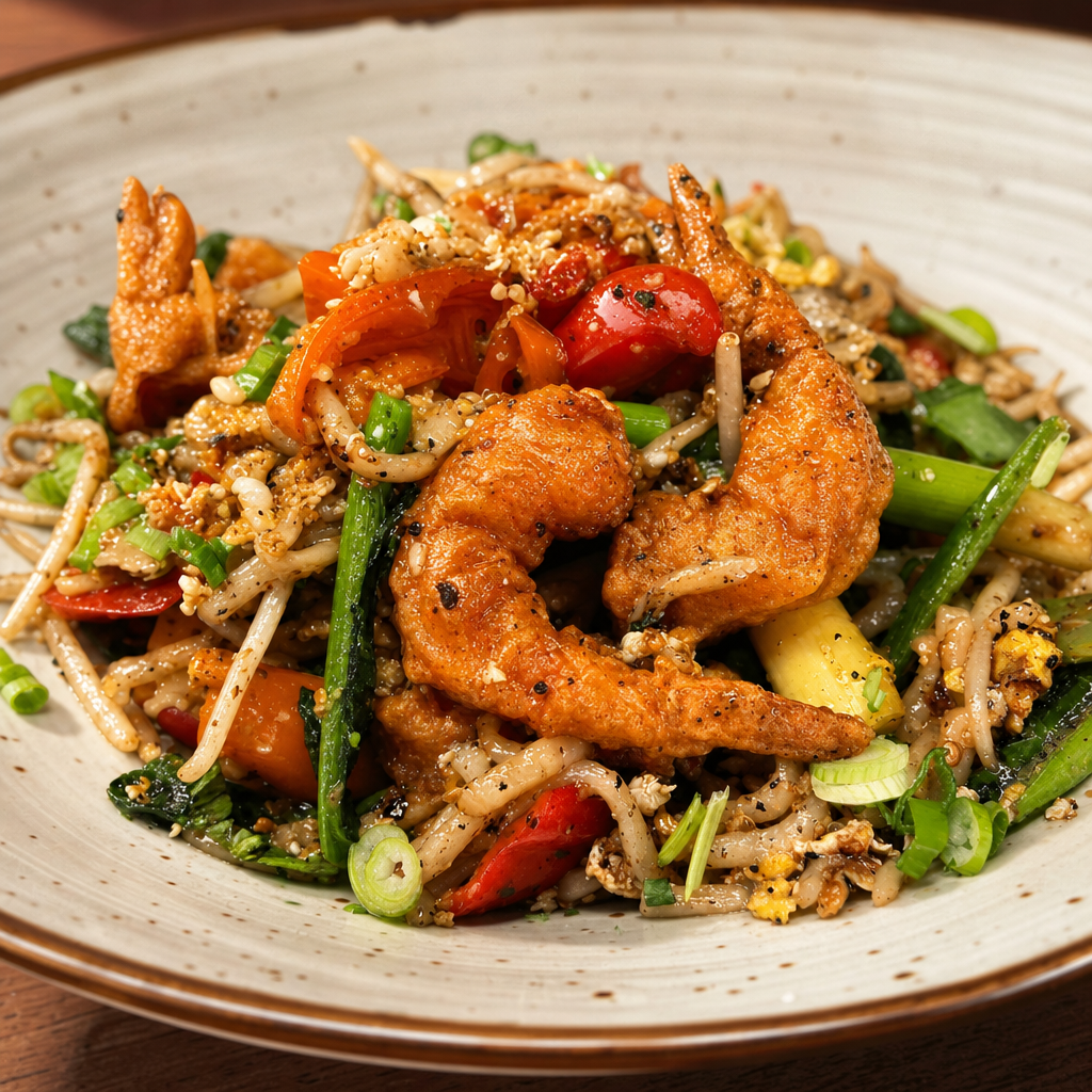 Spicy Garlic Noodles.