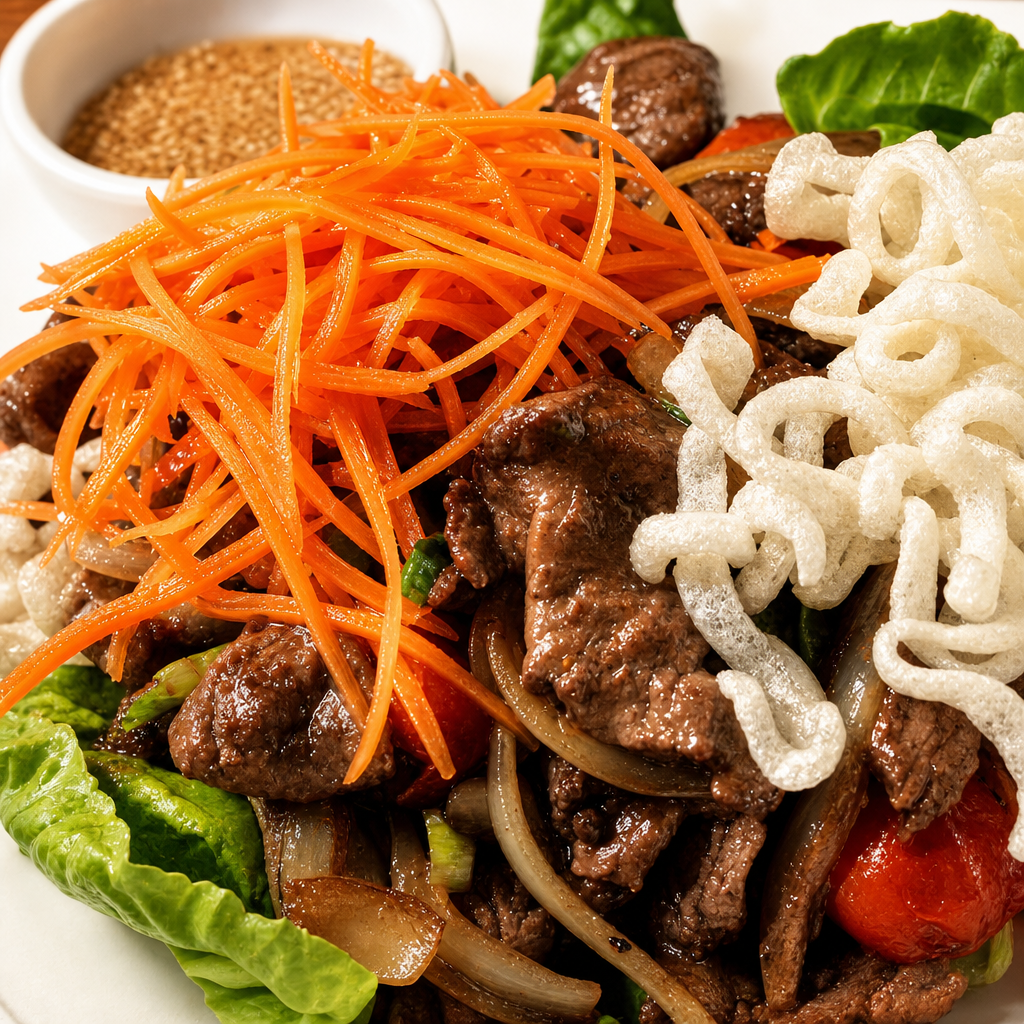 Curry Beef Noodle Salad.