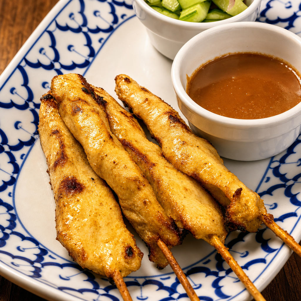 Chicken Sa-Tay.