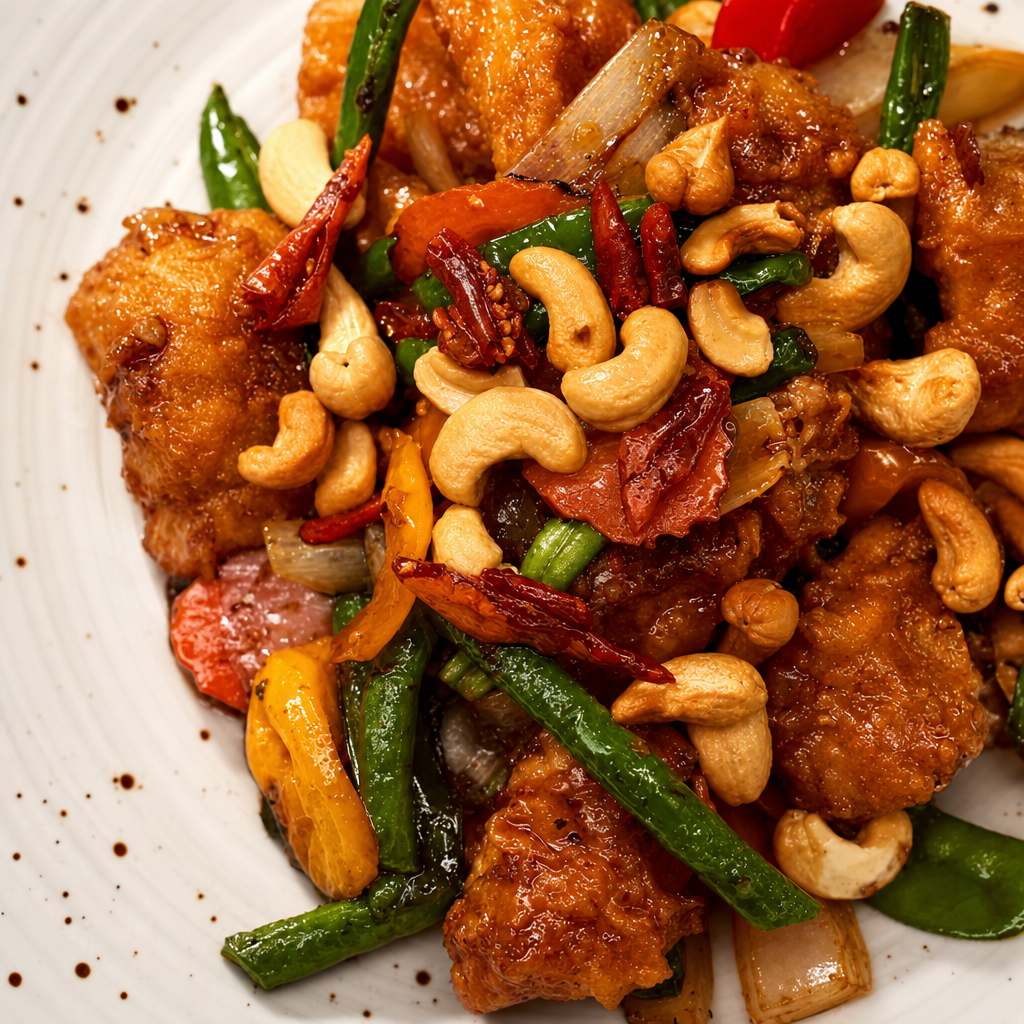 Crispy Fish And Cashew Nuts (GF).