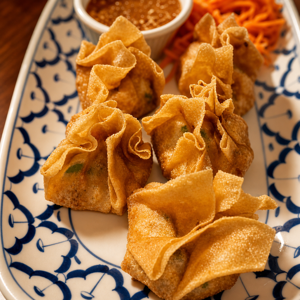 Tung-Tong: Fried Golden Pouches.