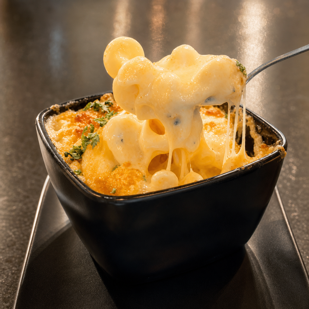 Baked Macaroni and Cheese.