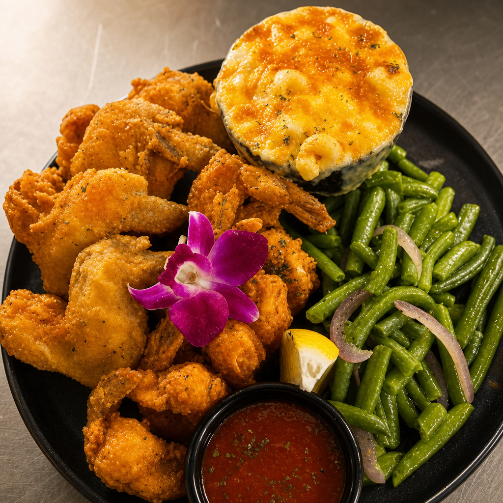 Chicken & Shrimp.