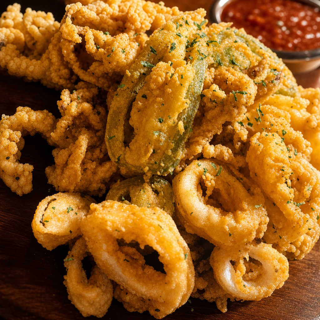 Calamari & Shrimp Fritto Misto.