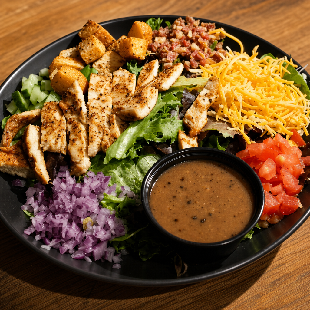 Grilled Chicken Caesar Salad.