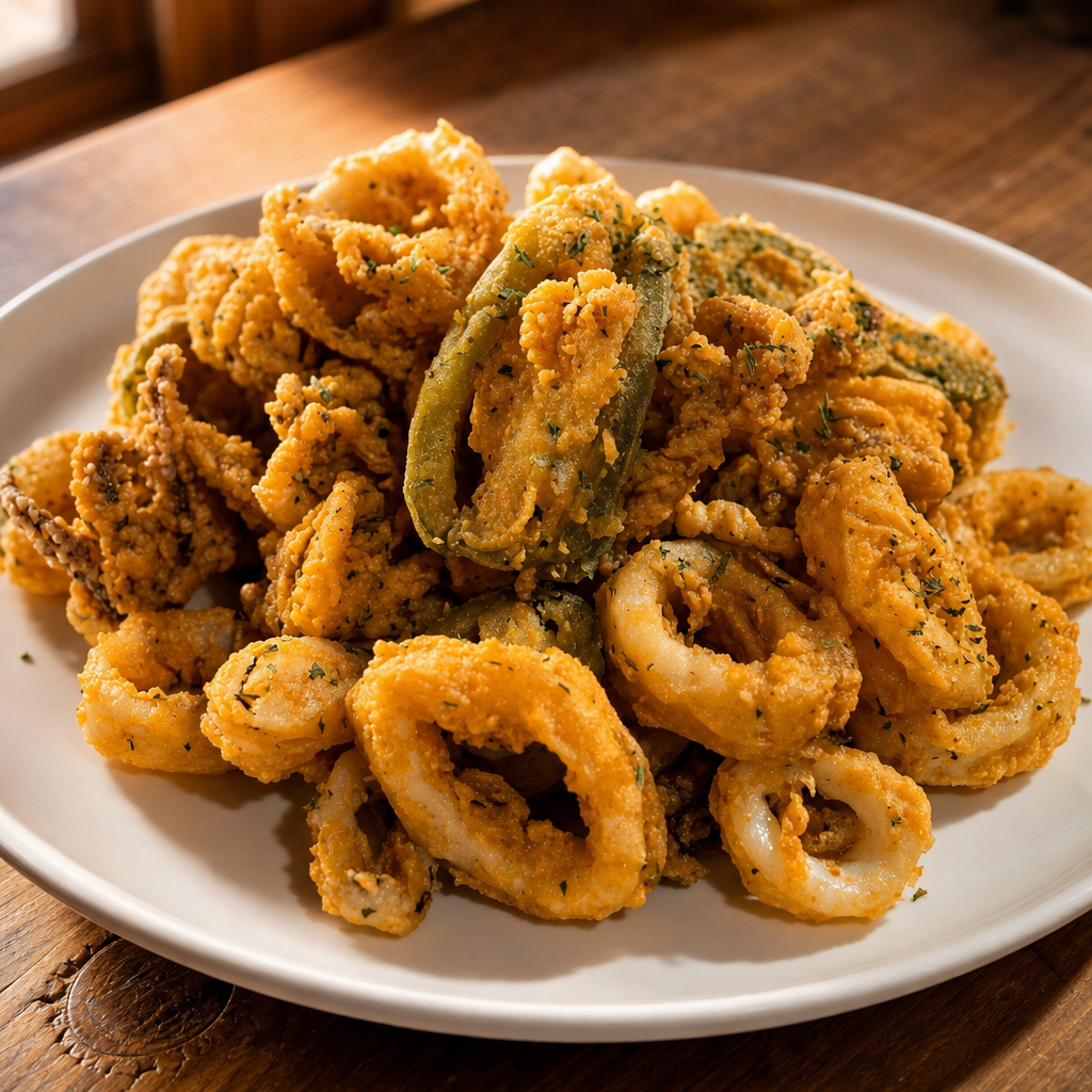 Calamari & Shrimp Fritto Misto.