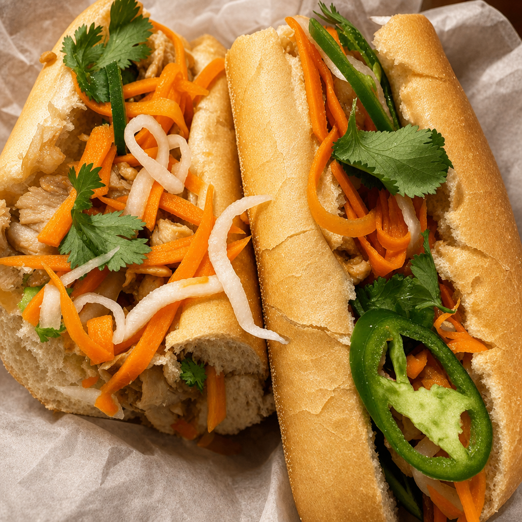 BM-S4 - Bánh Mì Đậu Hũ Xào Xả Ớt - Lemongrass Tofu