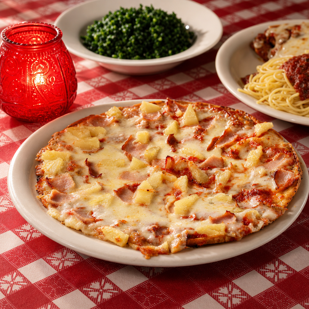Gluten Free 10" Thin Crust Pizza.