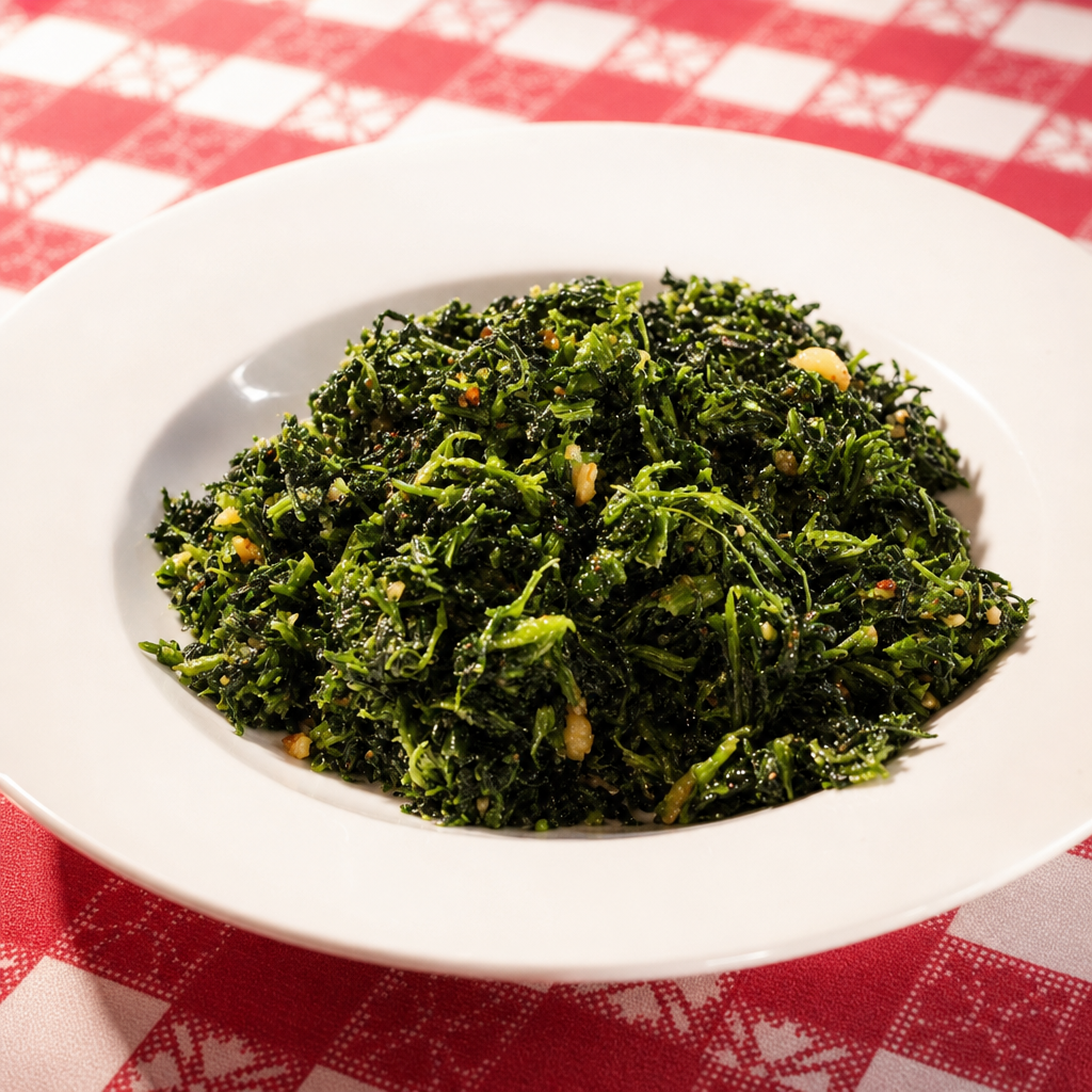 Sautéed Spinach.