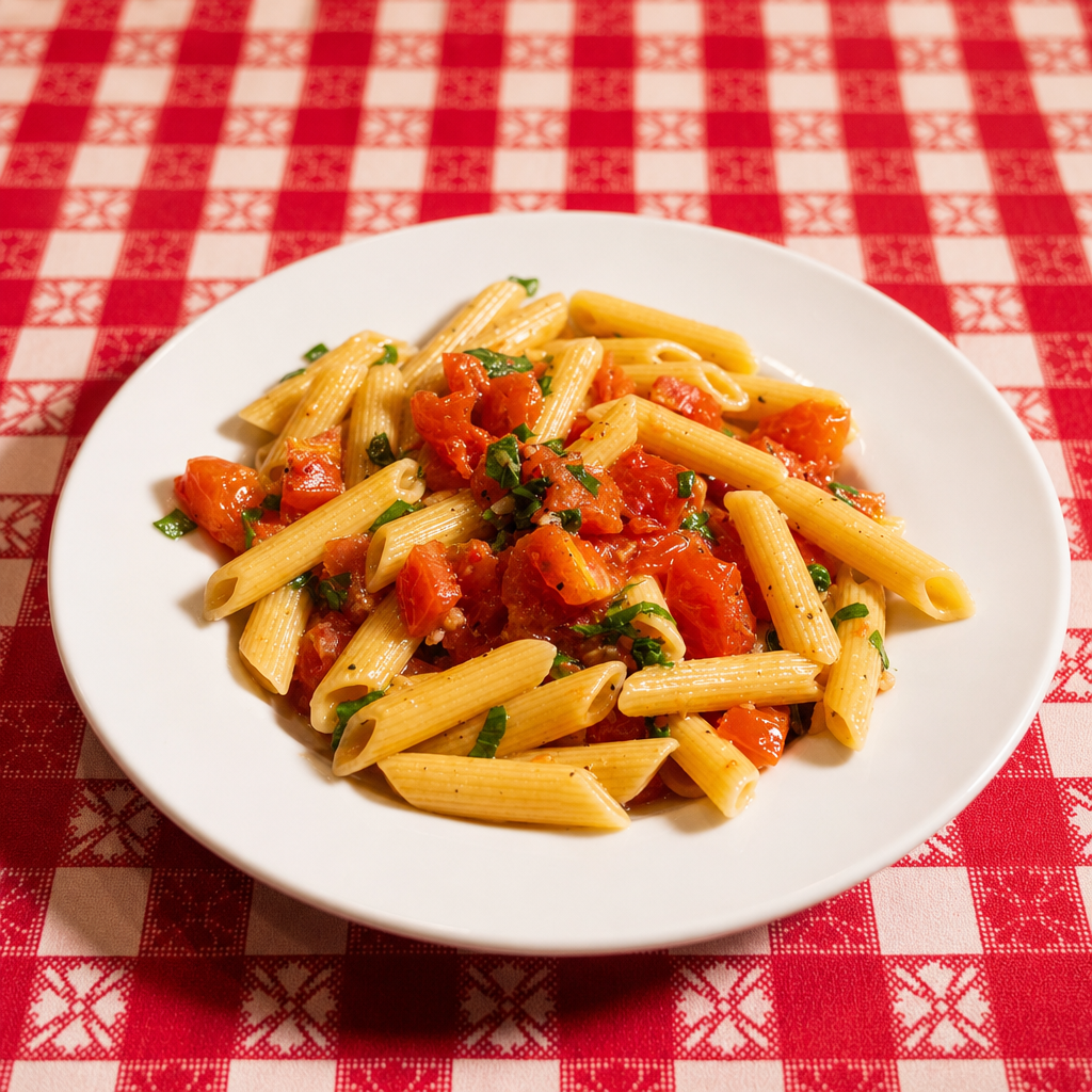Penne Pomodoro.