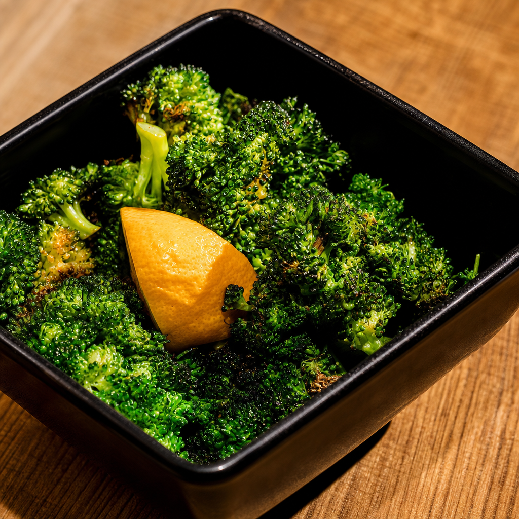 Lemon Garlic Broccoli.