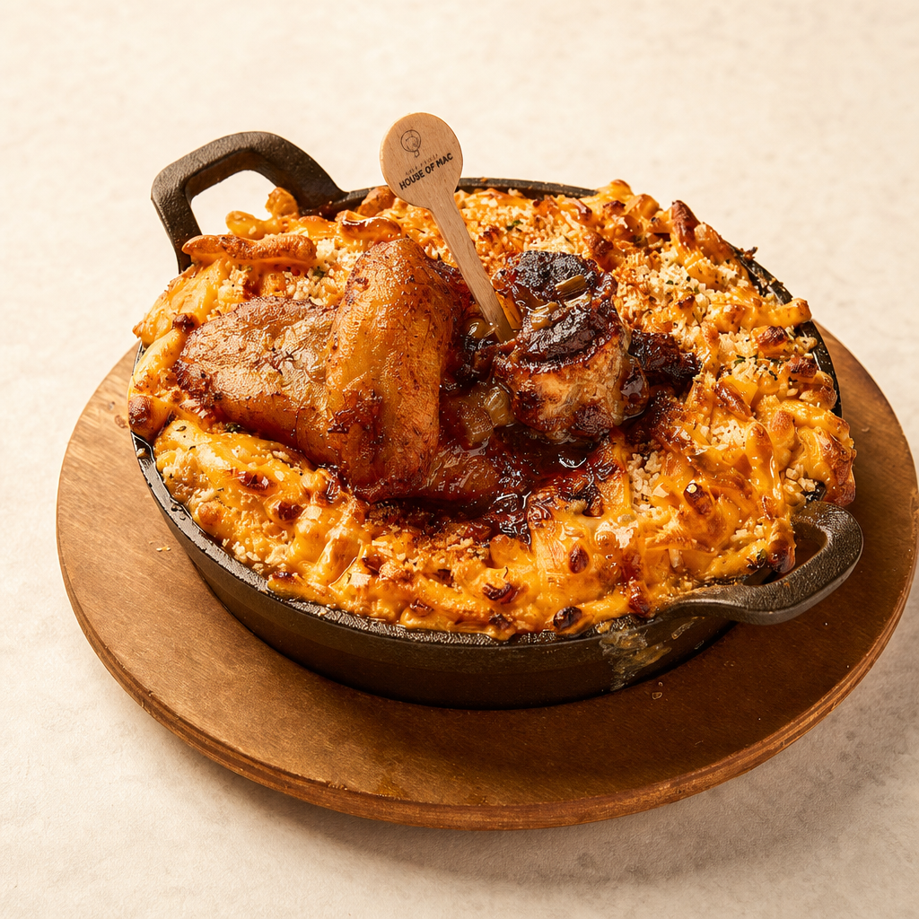 Vegan Oxtail Mac & Cheese (Aisha's Plant Based Eatery).