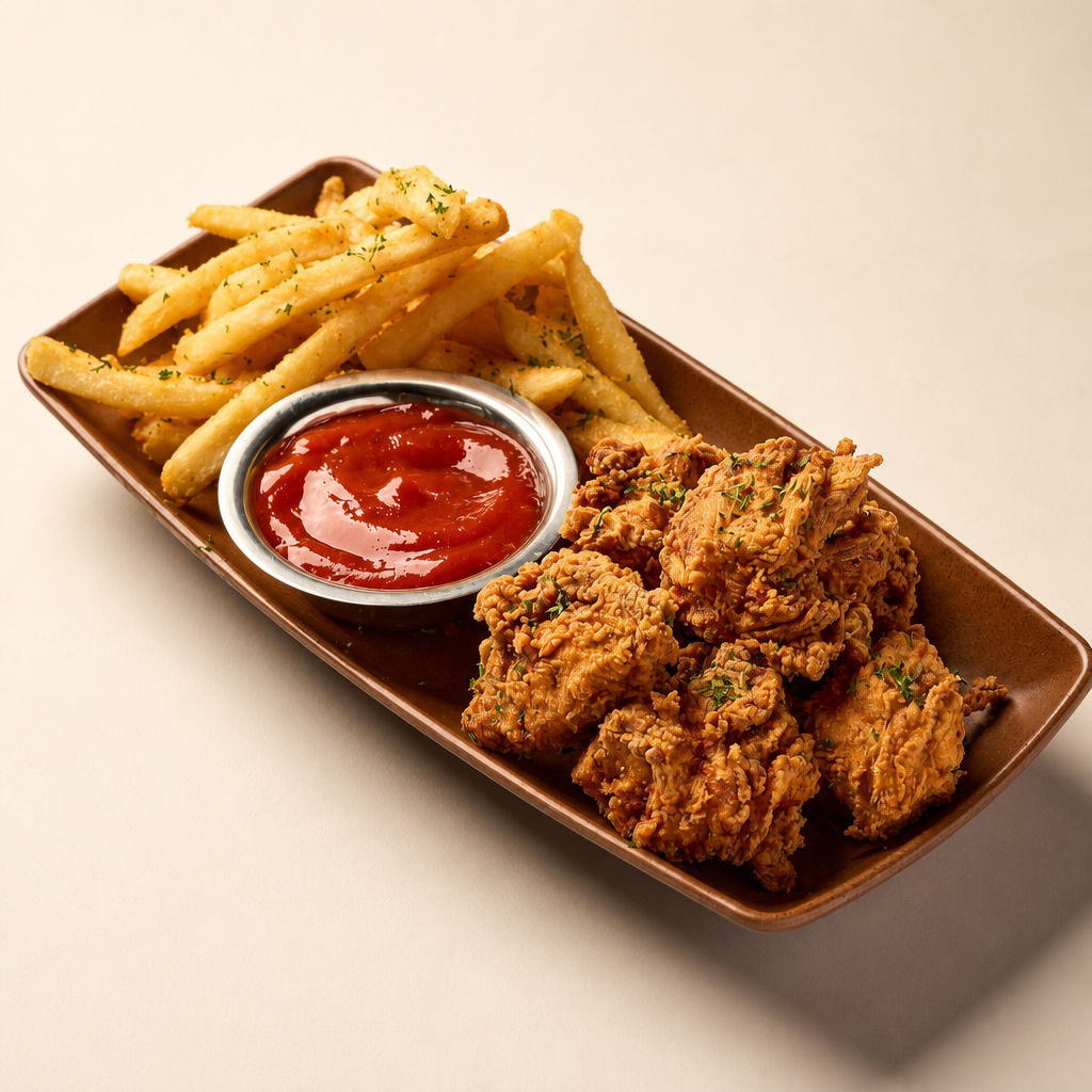 Kid's Hand Breaded Chicken Nuggets.