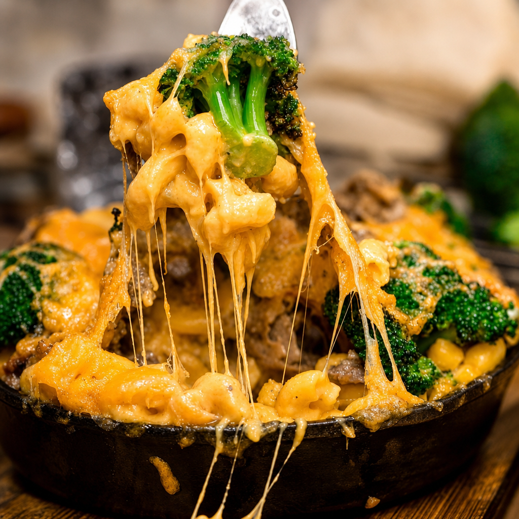 Beef & Broccoli Mac.