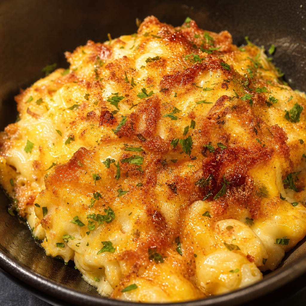 Side of Five Cheese Mac & Cheese.