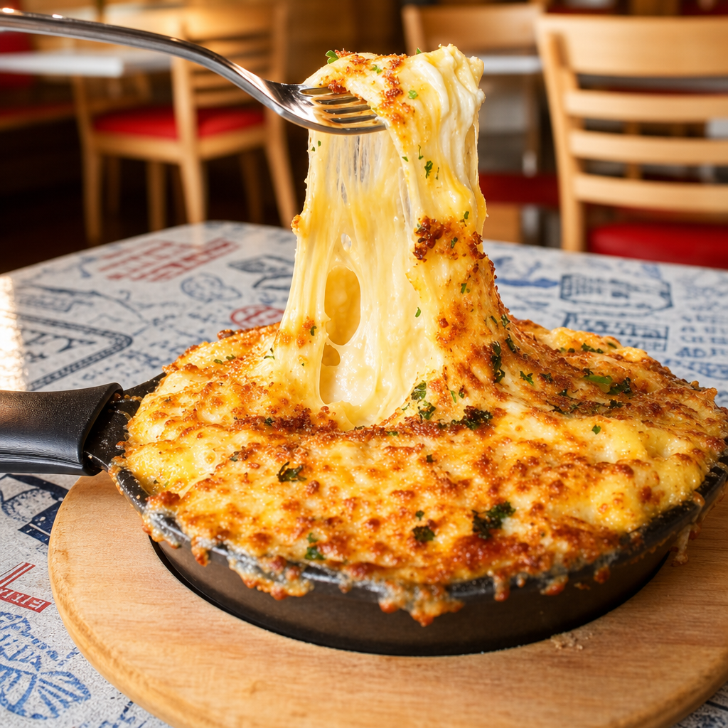 World Famous Five Cheese Mac.
