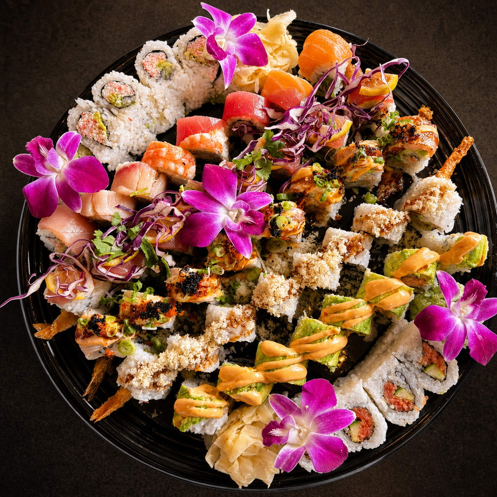 Mixed Rolls Tray.
