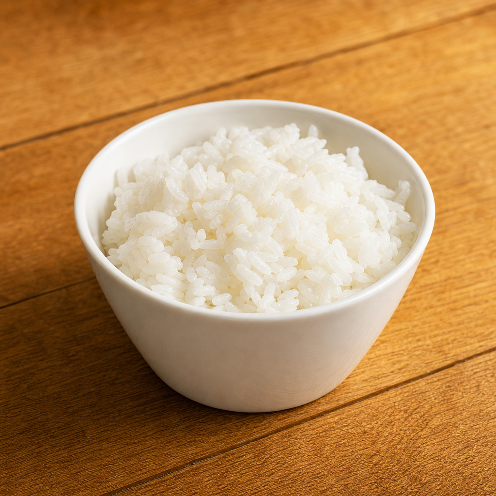 Steamed Rice.