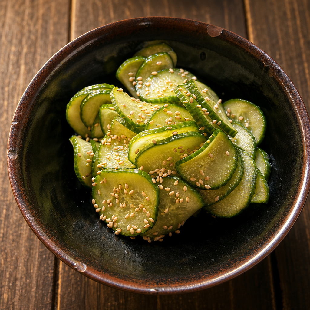 Cucumber Side Salad.
