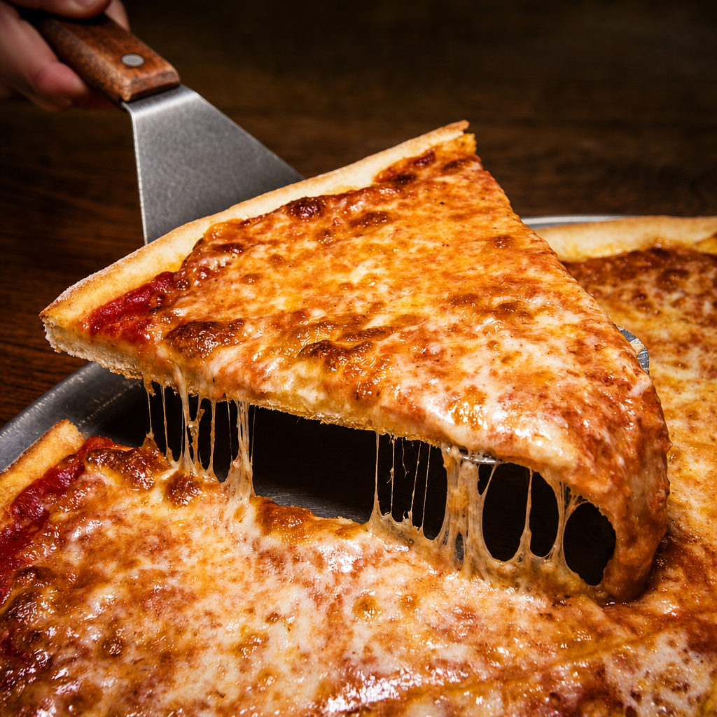 Plain Cheese Pizza.