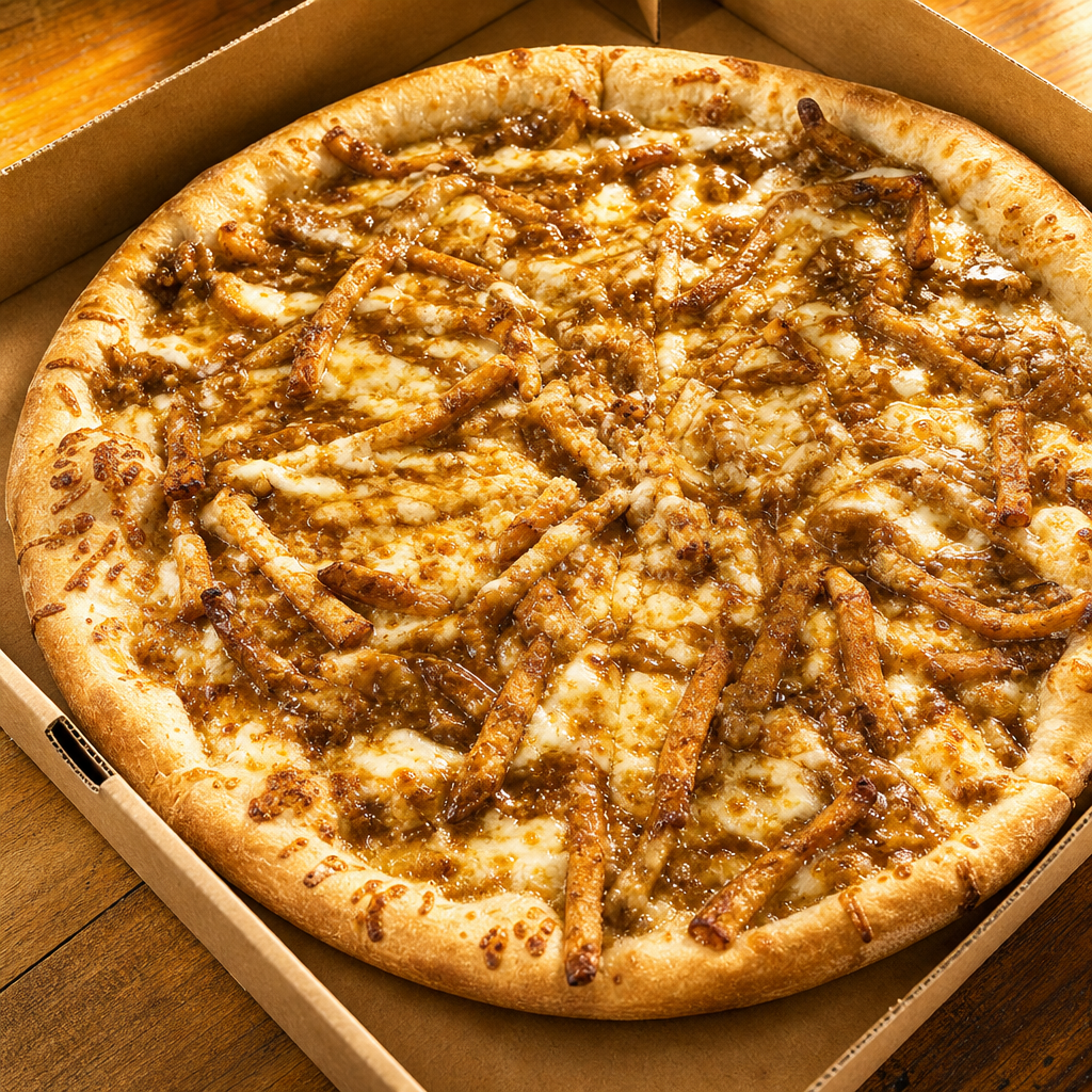 Disco Fries Pizza.