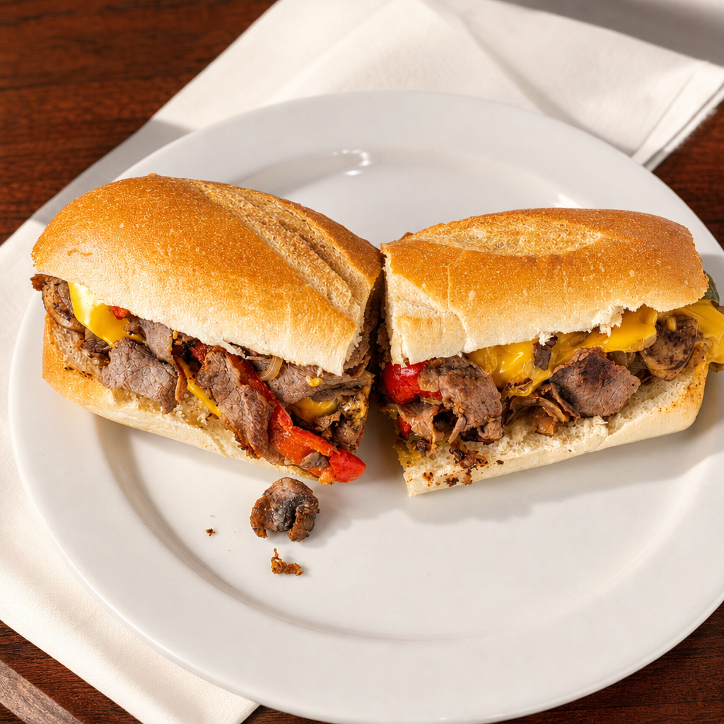 Cacciatore Cheese Steak.