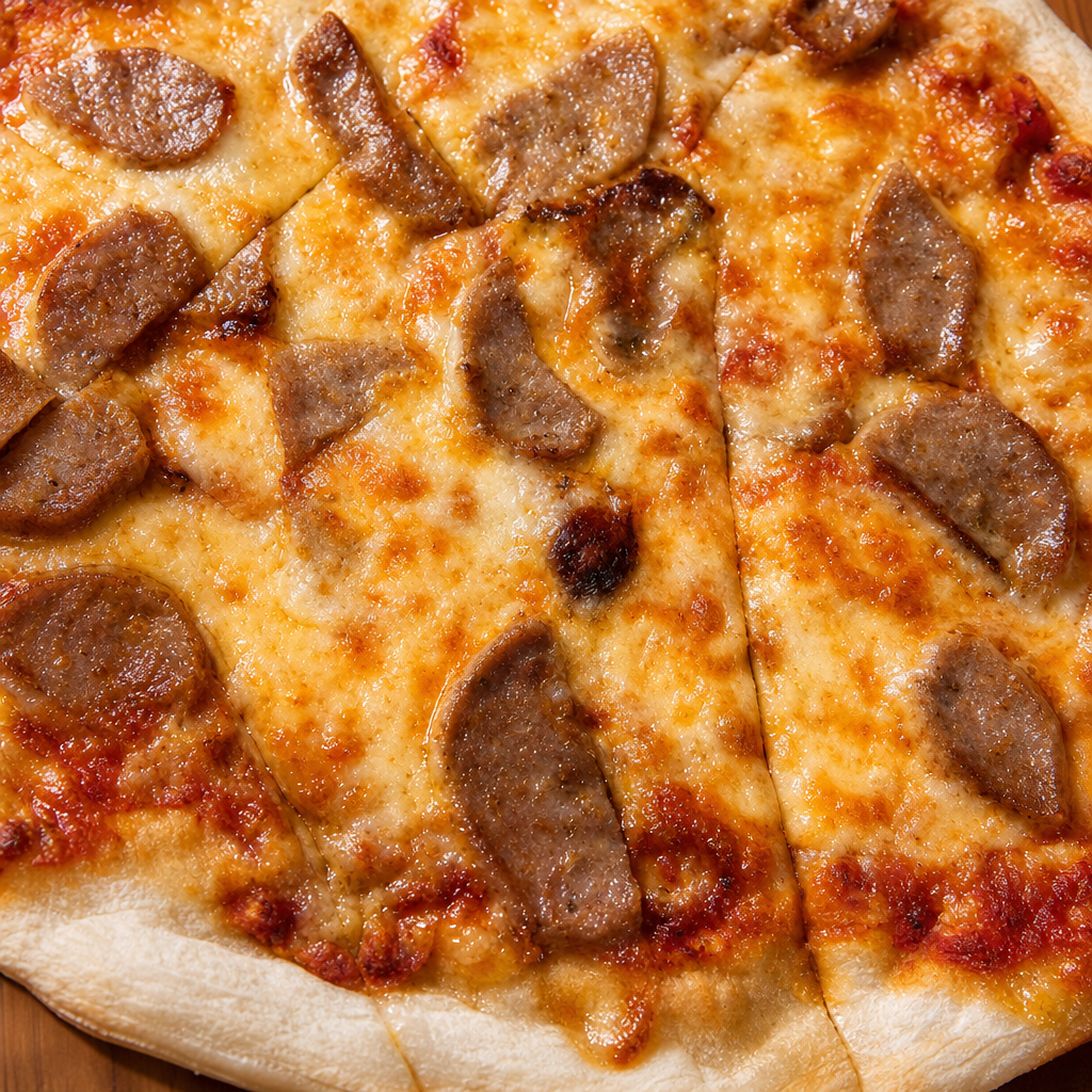 Sausage Pizza.