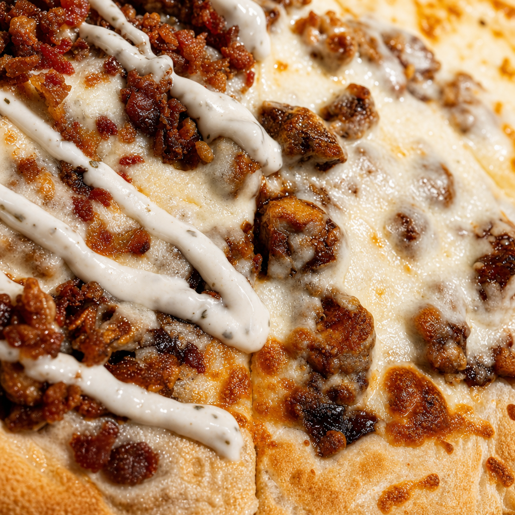 BBQ Chicken Pizza.