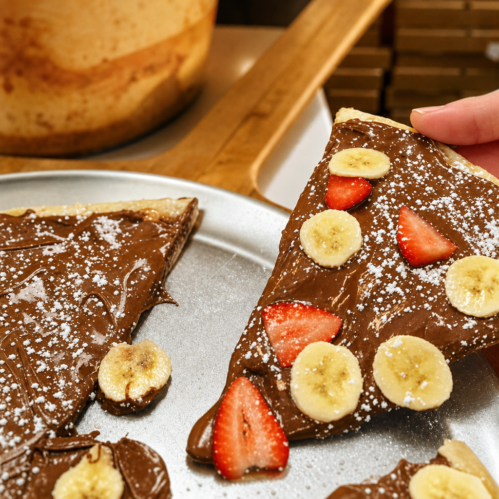 Dessert Pizza.