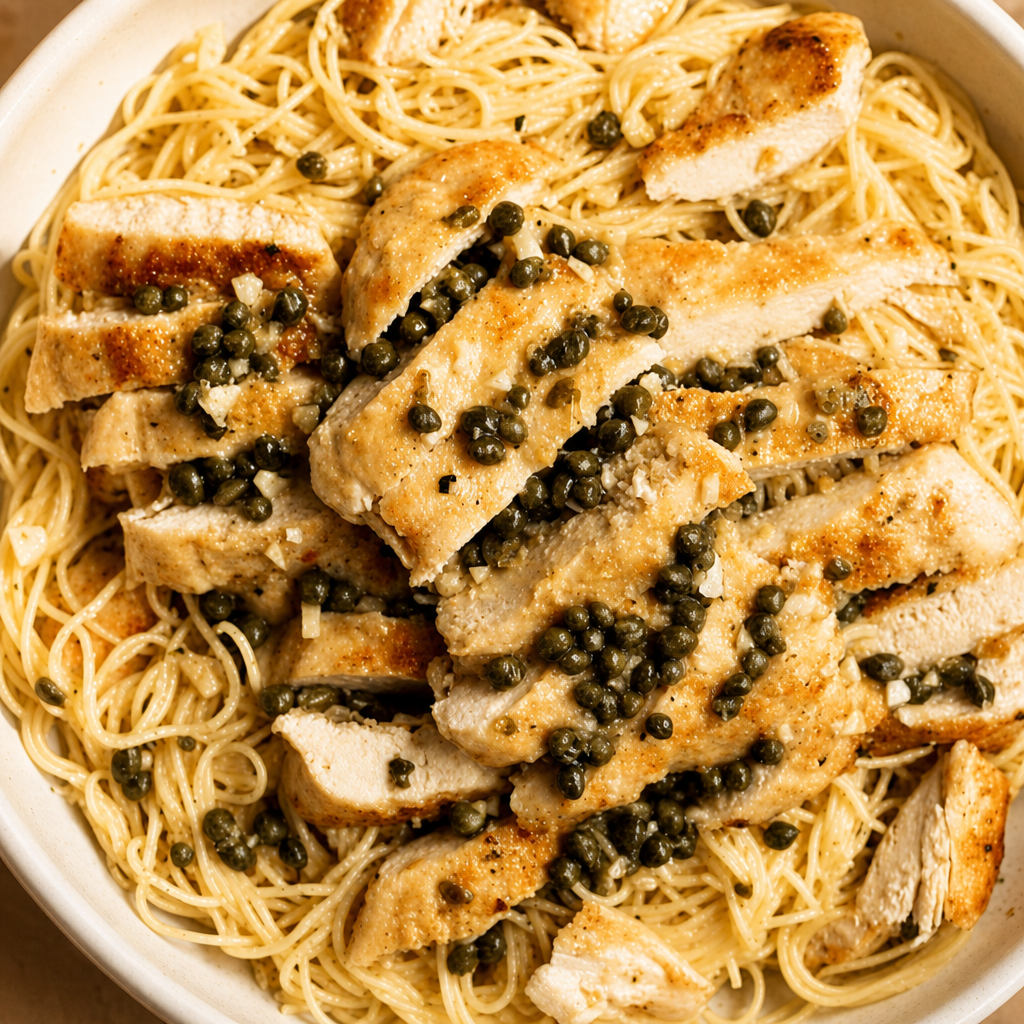 Chicken Piccata Pasta.