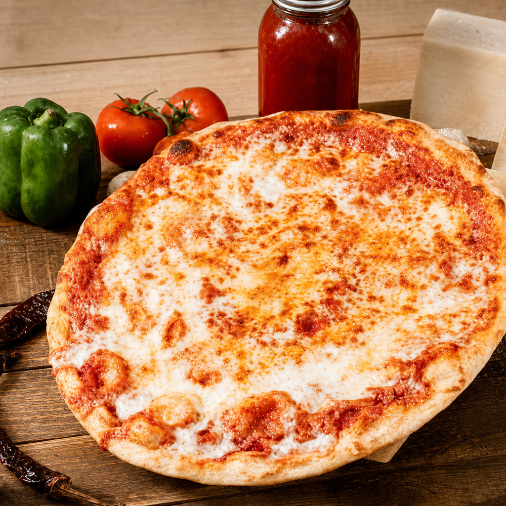 Medium Cheese Pizza.