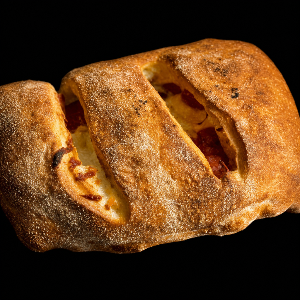 BBQ Chicken Calzone.