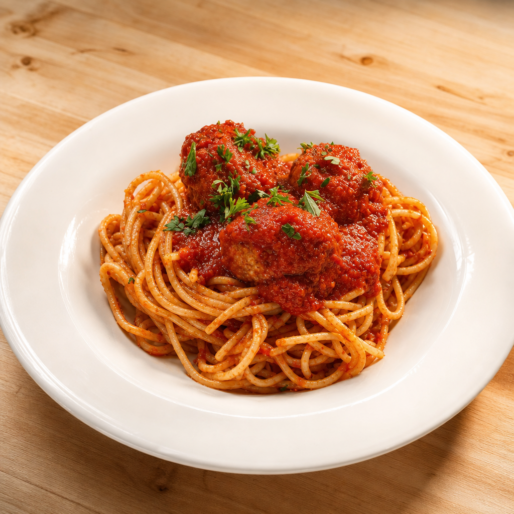 Spaghetti Marinara.