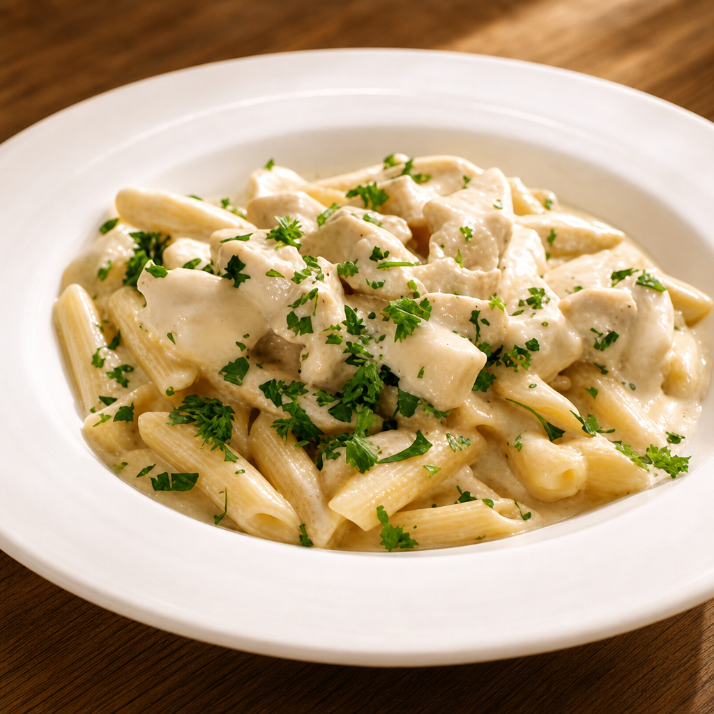 Fettuccine Alfredo.