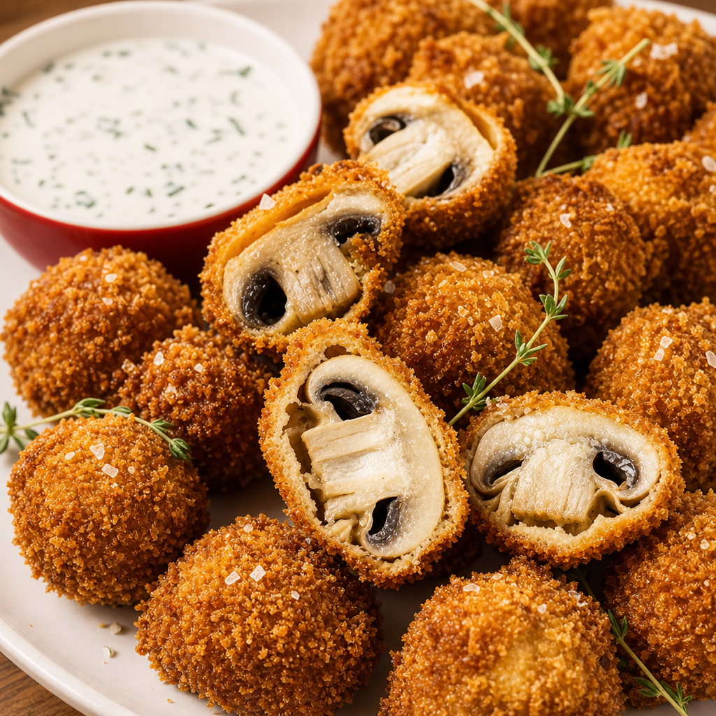 15 Fried Mushrooms.