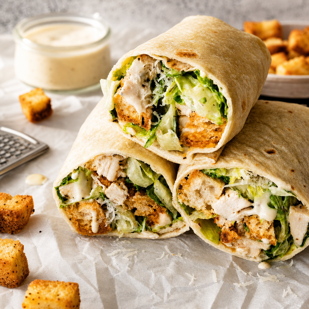 Chicken Caesar Wrap.
