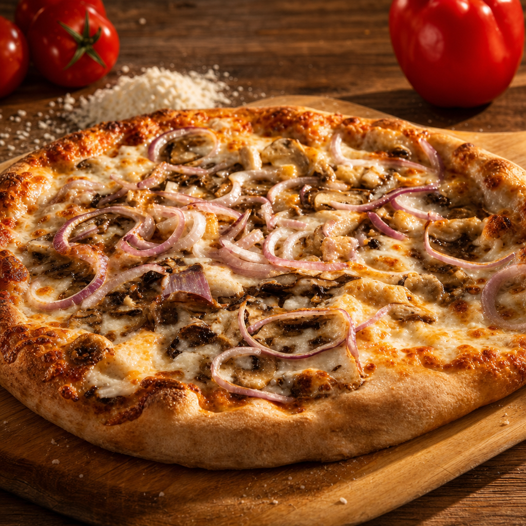 Ranch Chicken Pizza.