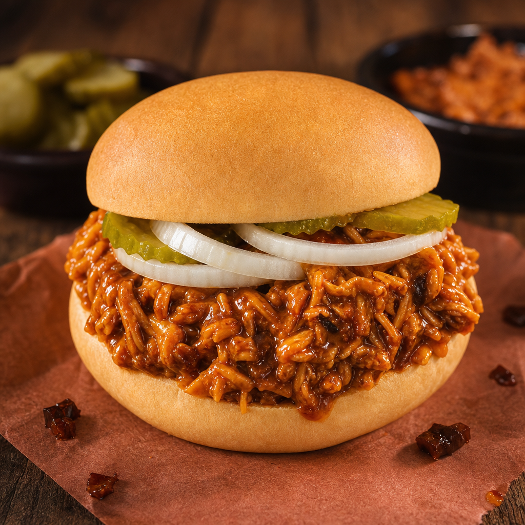 Pulled Pork Sandwich.